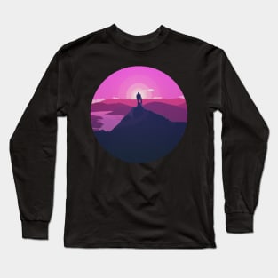 Pink Explorer Long Sleeve T-Shirt